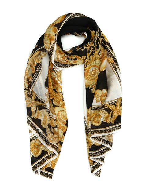 sciarpe versace agli medaglia|Sciarpe E Foulard VERSACE Donna .